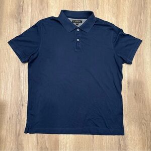 Banana Republic Luxury Touch Navy Polo Shirt Medium - Small Flaw under left arm